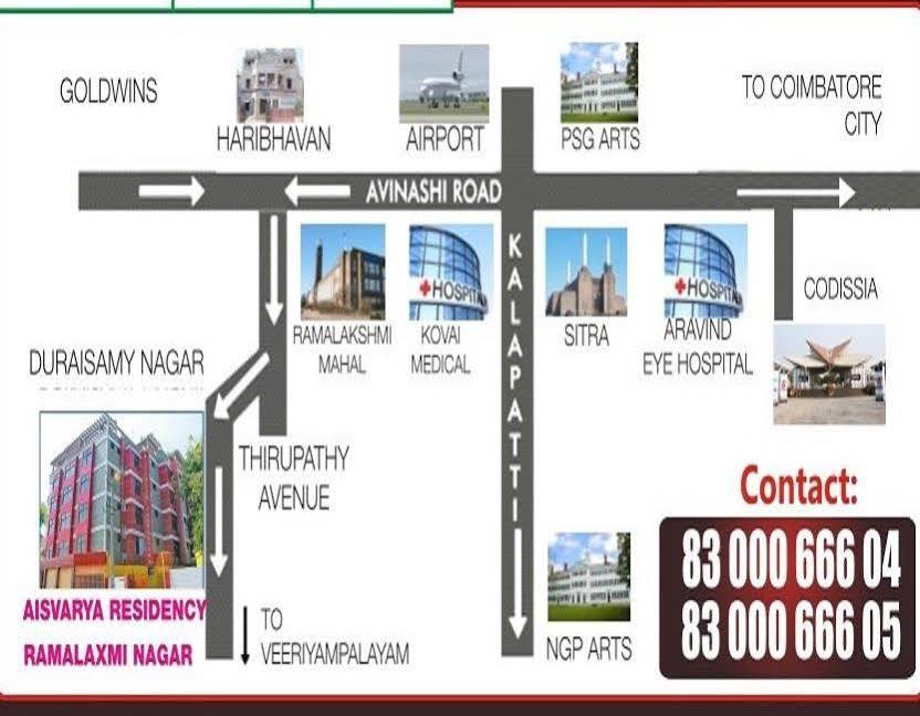 Aishvarya Residency Coimbatore Exteriör bild